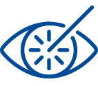 Blue lasik icon